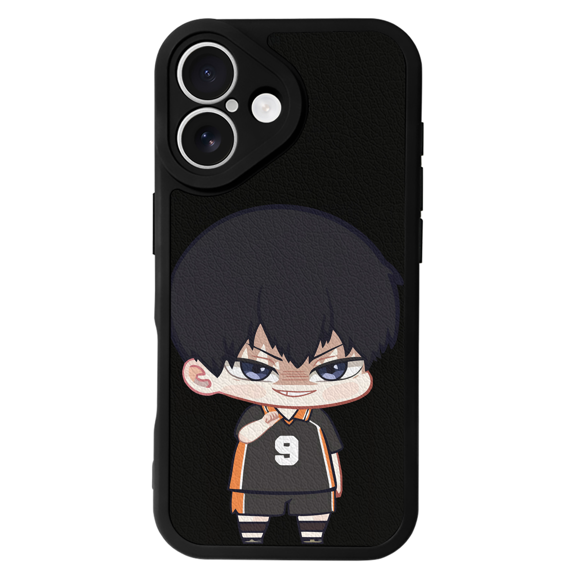（画像用） ハイキュー!! Haikyu!! 【iPhone 16シリーズ対応】シリコンスマホケース（レザー調） 材質：シリコン